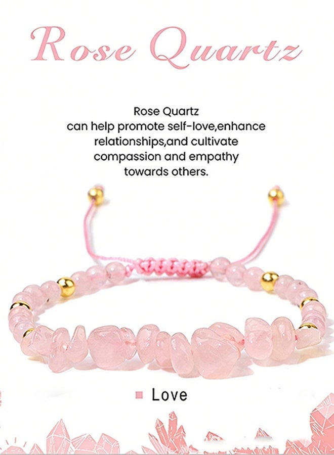 هابي دي سوار من كريستال الروز كوارتز الطبيعي 5-8 ملم - Image 3